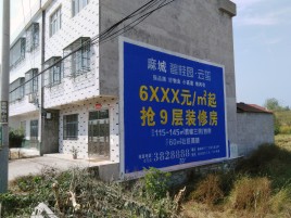 大足墙体广告质量分析