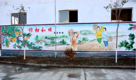 大足乡镇文化墙 乡风文明焕发新活力