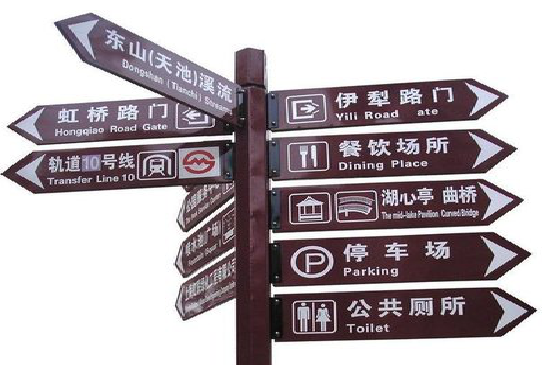 大足标牌的基本功能。